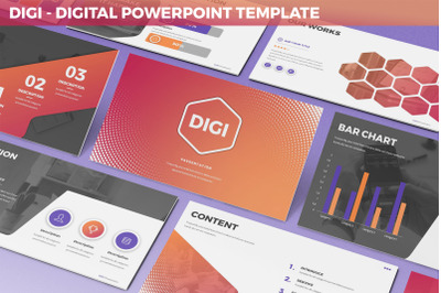 Digi - Digital Powerpoint Template