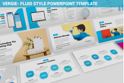 Versie - Fluid Style Powerpoint Template