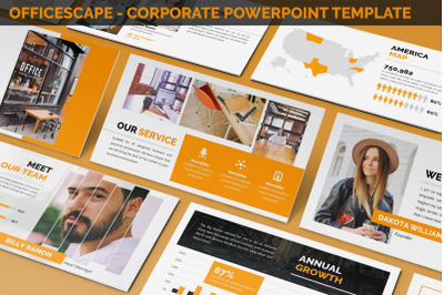 Officescape - Corporate Powerpoint Template