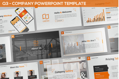 Q3 - Company Powerpoint Template