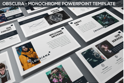 Obscura - Monochrome Powerpoint Template