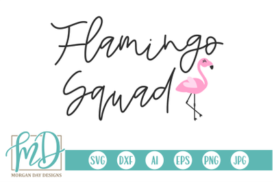 Flamingo Squad SVG