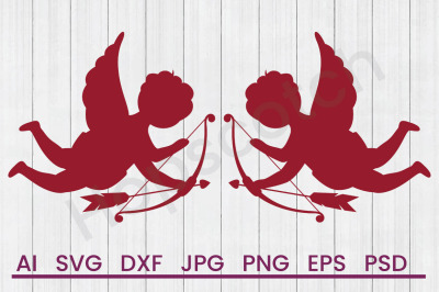 Download Free Download Valentine Cupids Svg File Dxf File Free PSD Mockup Template