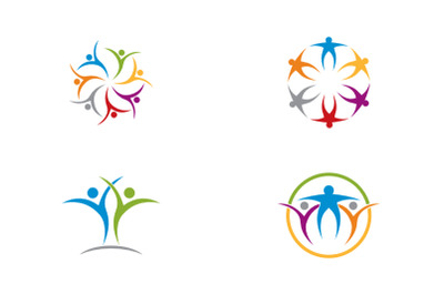 community care logo template