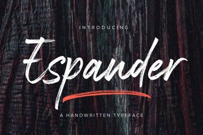 Espander - Handwritten Typeface