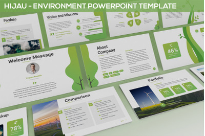 Hijau - Environment Powerpoint Template