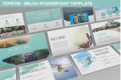 Tempor - Brush Powerpoint Template