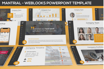 Mantrial - Weblooks Powerpoint Template