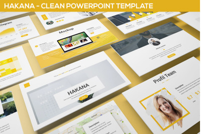 Hakana - Clean Powerpoint Template