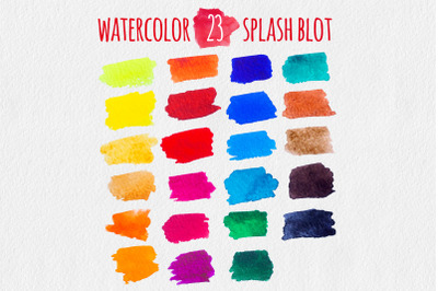 watercolor splash blot PNG