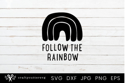 Follow the Rainbow Svg Cutting File