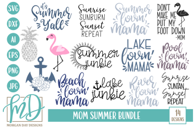 Mom Summer SVG Bundle