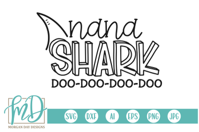 Nana Shark SVG
