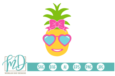 Girl Pineapple SVG