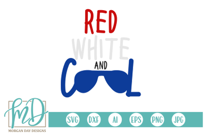 Red White and Cool SVG