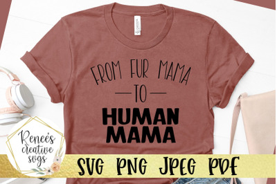 From fur mama, to human mama | Pets | SVG Cutting File