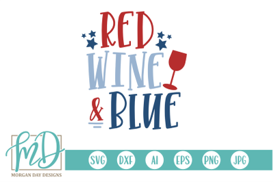 Red Wine and Blue SVG