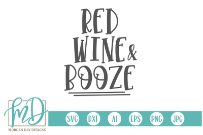 Red Wine and Booze SVG