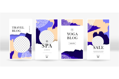 IInstagram stories template