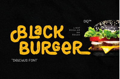 Black Burger Font