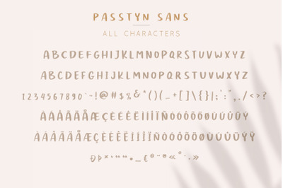 Passtyn - Handwritten Font Duo