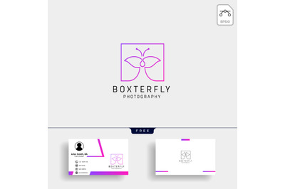 Butterfly Photography logo template