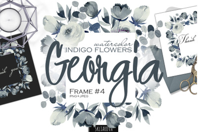 Georgia. Indigo Frame #4