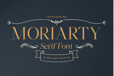 Moriarty Serif Font