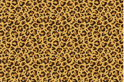 Leopard seamless print. Cheetah jaguar exotic animal skin pattern, lux