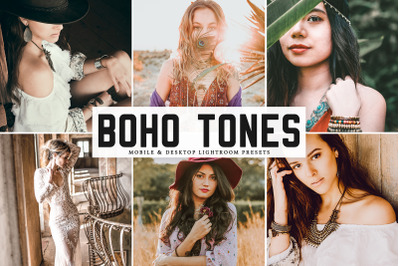 Boho Tones Mobile &amp; Desktop Lightroom Presets
