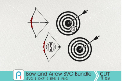 Bow and Arrow Svg, Archery Svg, Bow Svg, Arrow Svg