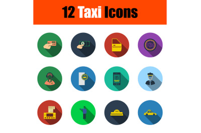 Taxi Icon Set