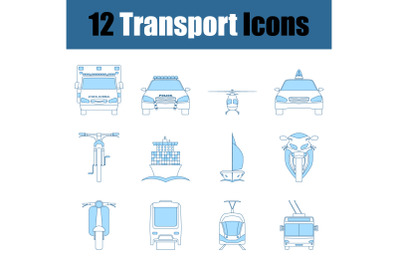 Transport Icon Set