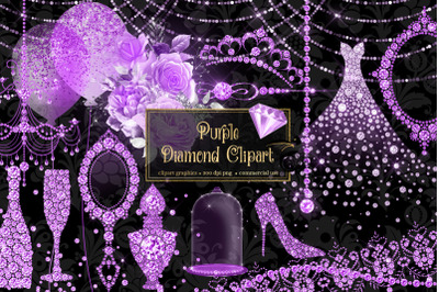 Purple Diamond Clipart