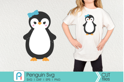 Penguin Svg, Penguin Clip Art, Penguin Cut File, Penguin Dxf