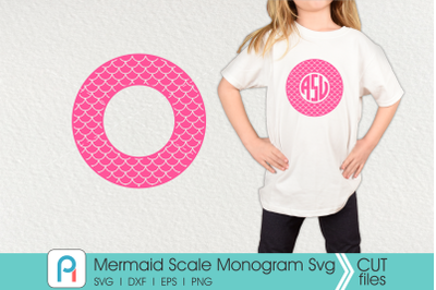 Mermaid Monogram Svg, Mermaid Scales Svg, Mermaid Svg