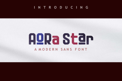 Aora star Font