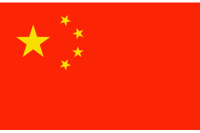 China flag simple&2C; vector china republic