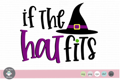 If the hat fits svg, halloween svg