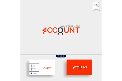 accounting, finance creative logo template vector isolated