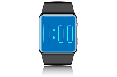 Smartwatch isolated