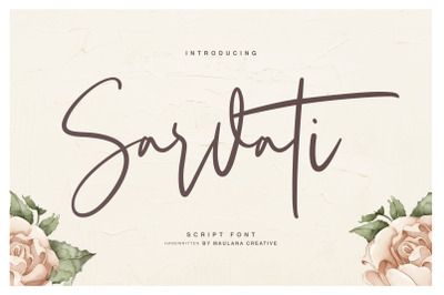 Sarvati Script Font
