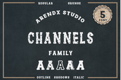Channles - Family Vintage Font
