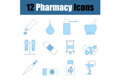 Pharmacy Icon Set