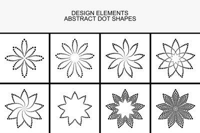 Dotted design elements.