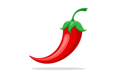 Spicy red pepper icon