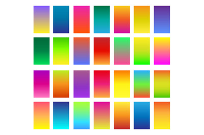 Color gradients set