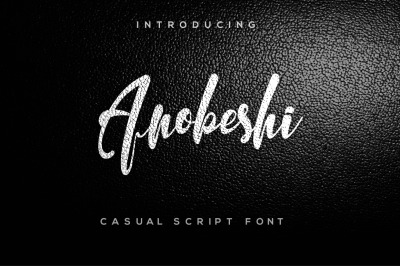 Anobeshi Font