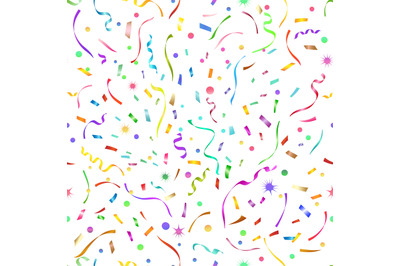 Confetti seamless pattern