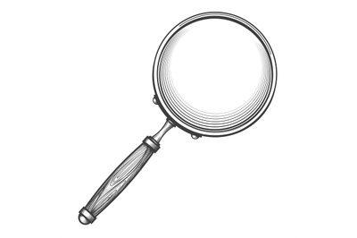 Engraving magnifier glass